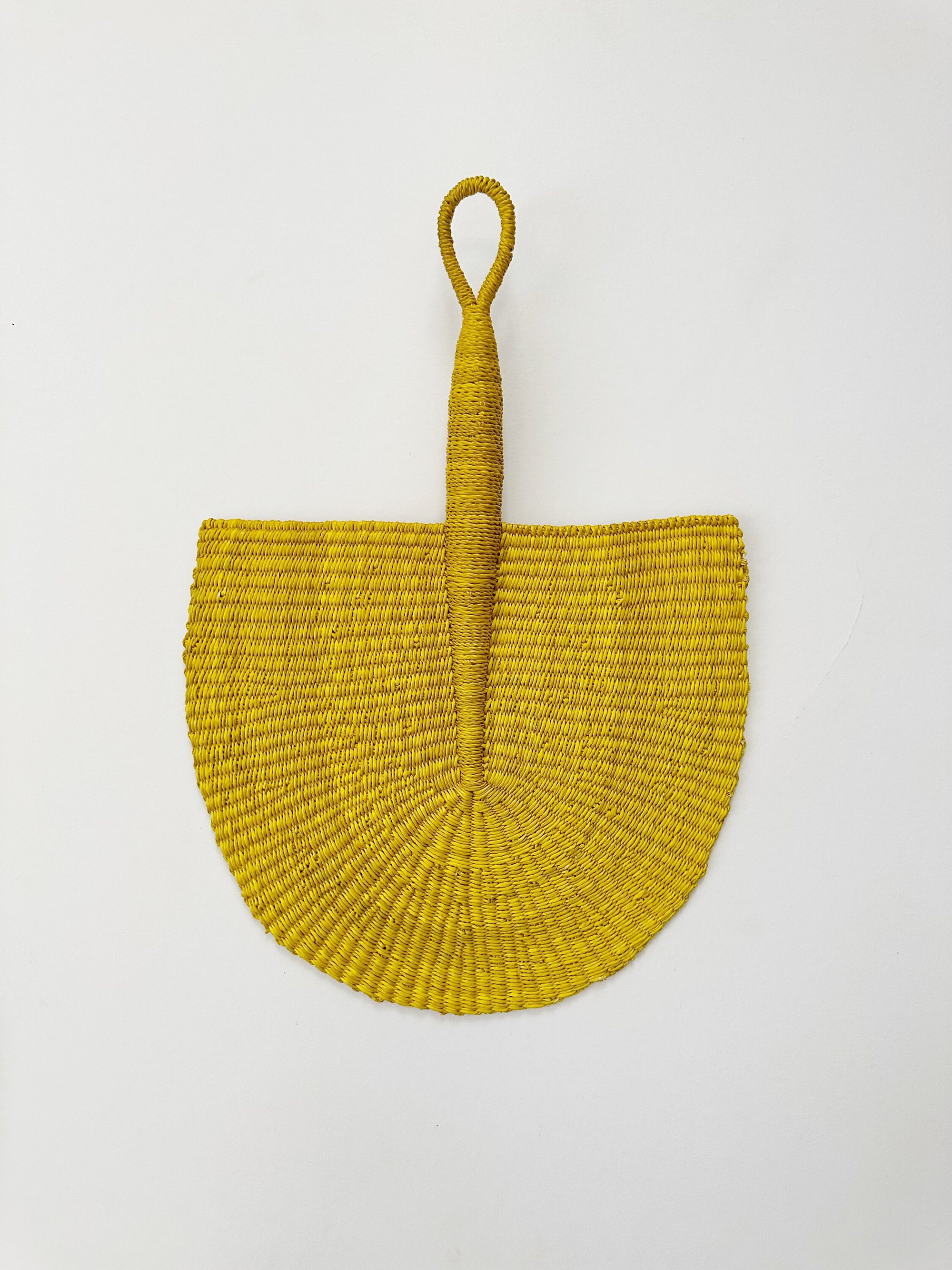 Colorful Woven Fan Wall decor -  Bolga Fan Set of 3