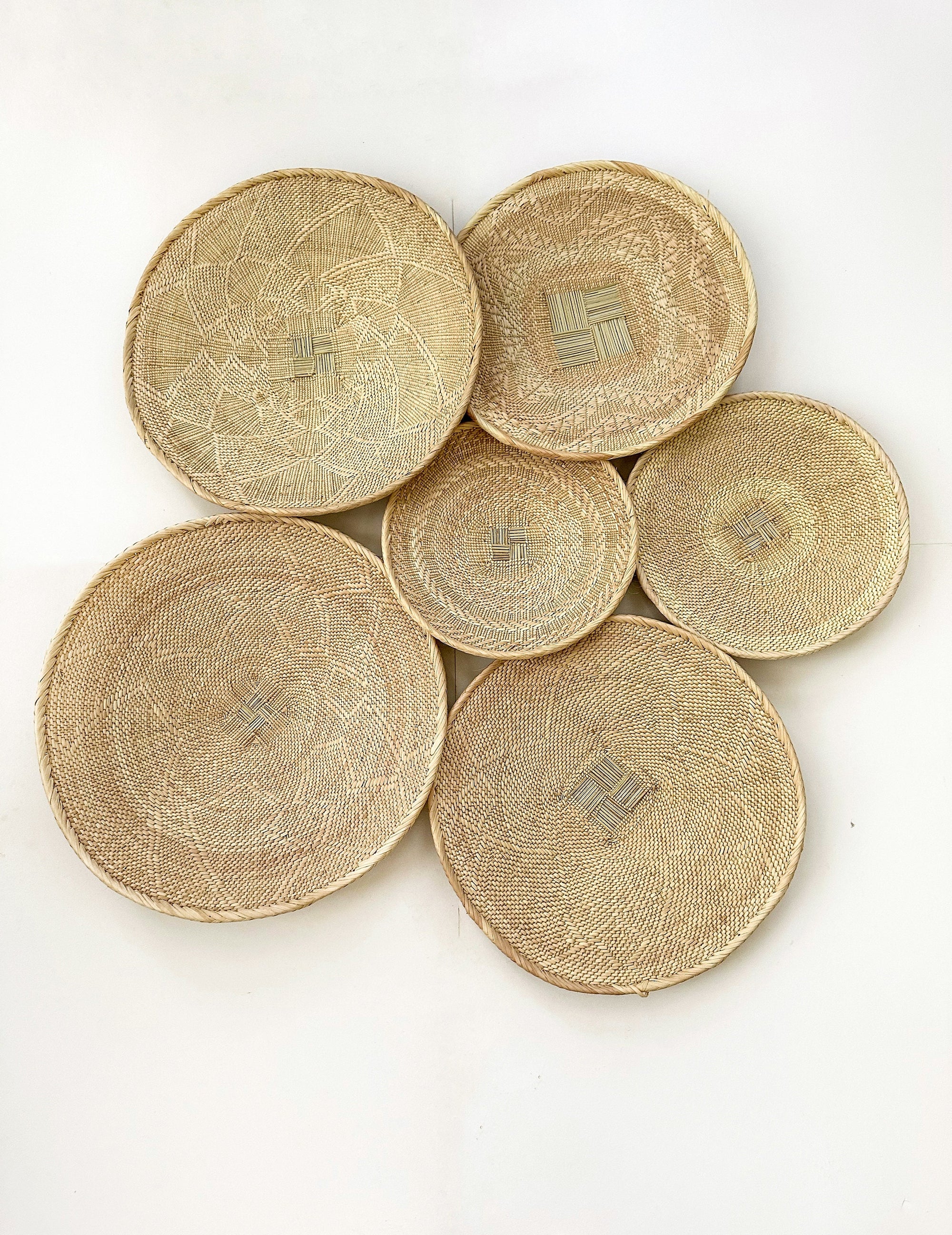 Natural Binga Baskets Set of 6
