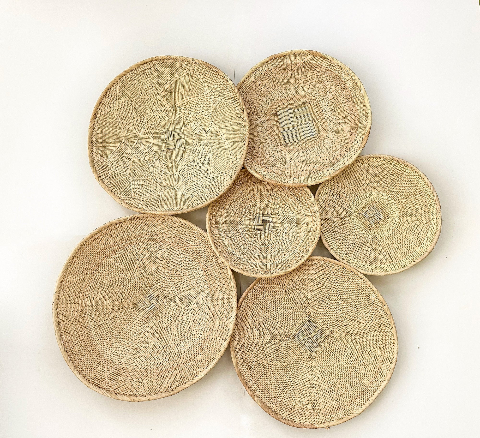 Natural Binga Baskets Set of 6