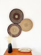 Binga Wall Basket Set of 3- African basket Wall