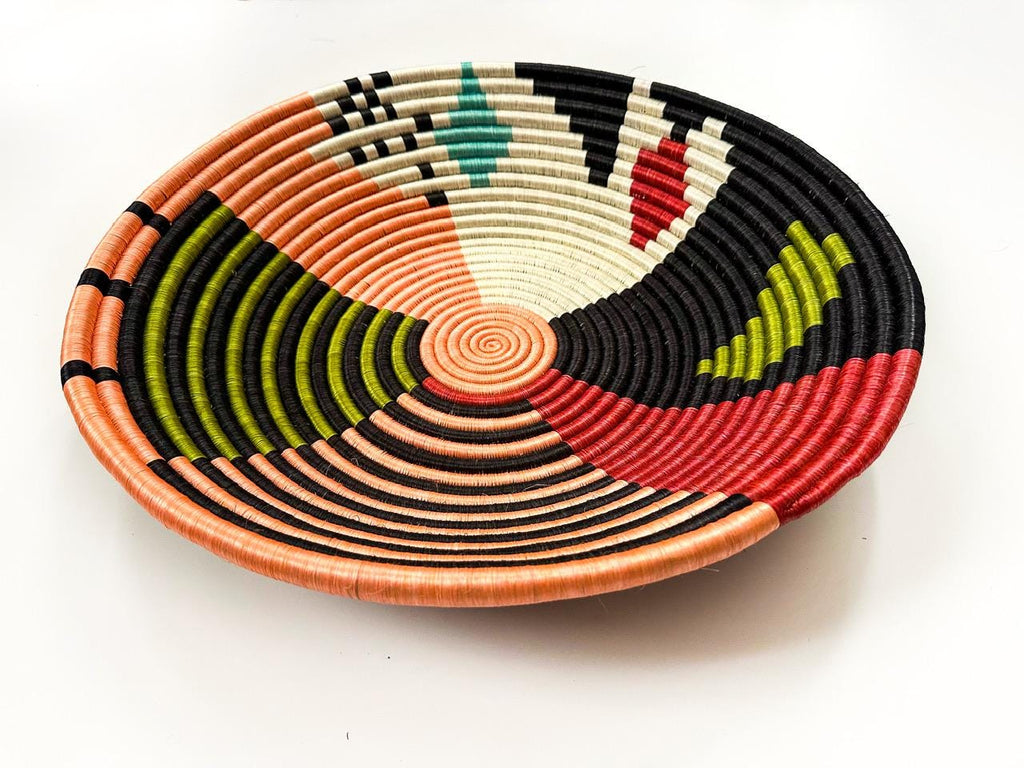 20 inch Colourful African Basket