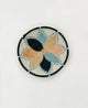 Blue Wall Basket with lotus flower pattern