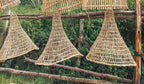 Woven Pendant Light Shade - Natural