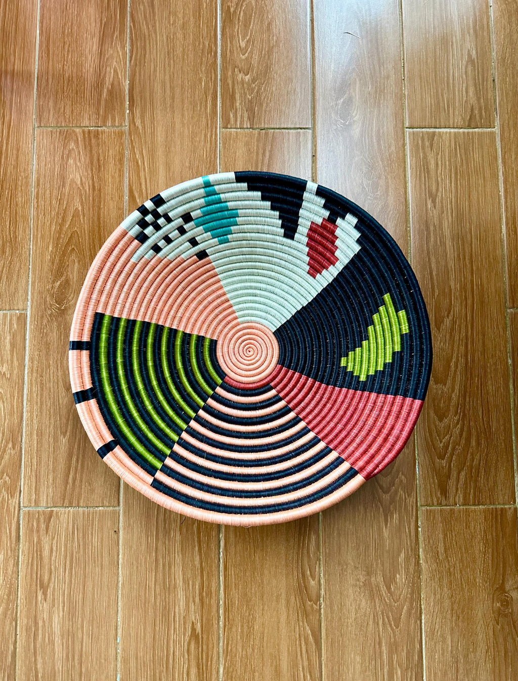 20 inch Colourful African Basket