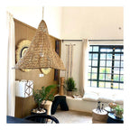 Woven Pendant Light Shade - Natural