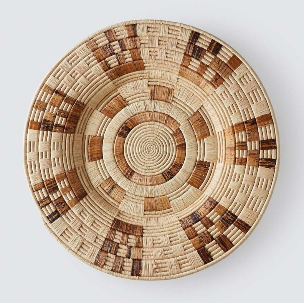 Large Wall Basket - Raffia Wall Hanging available in size 26 inch and 32 inch