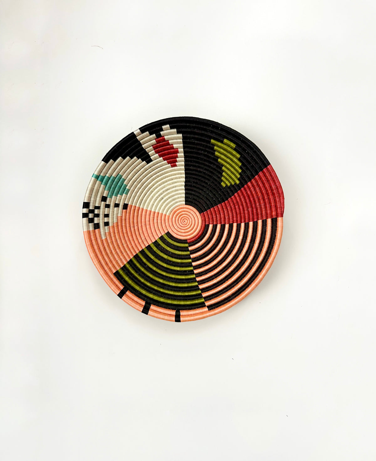 Kalisimbi African Basket- Handwoven Colorful