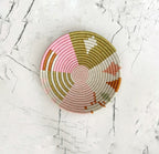 Pink African Woven Basket