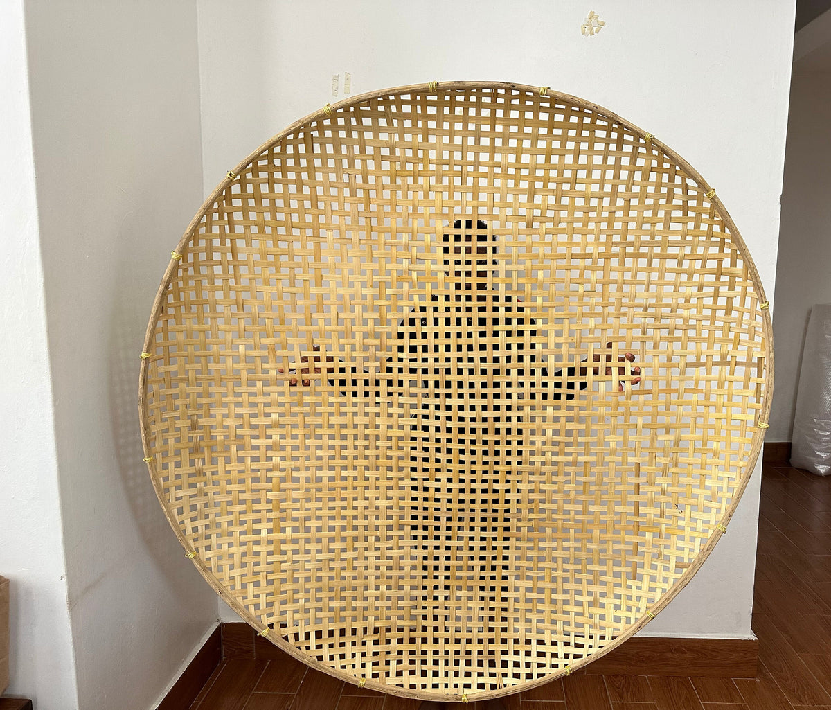 Bamboo Baskets for Ceiling Decor 3PCS Set