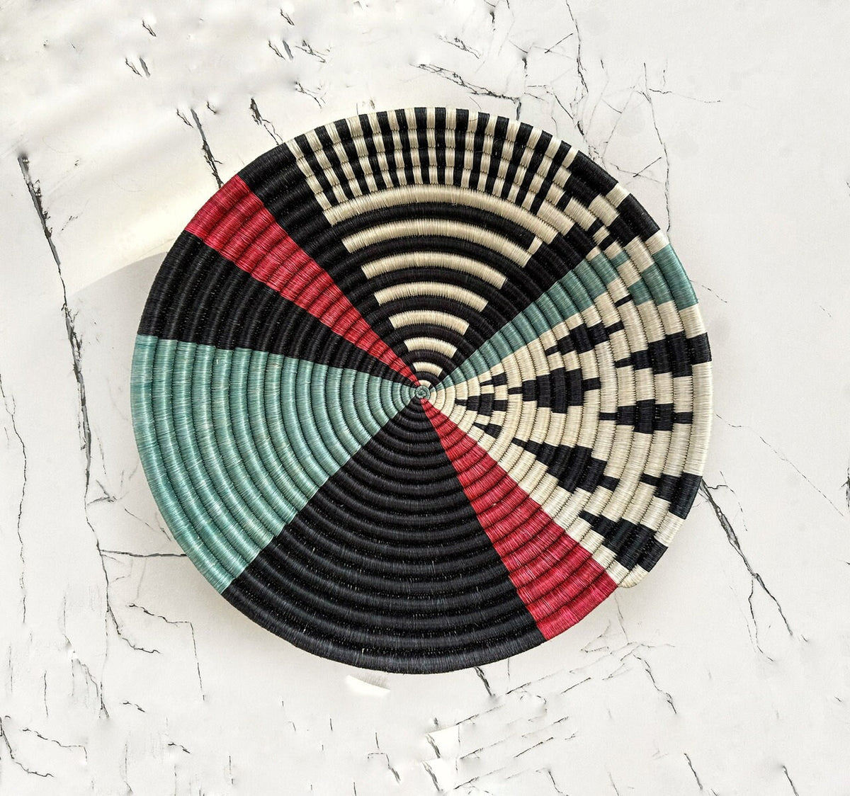 Large Woven Colorful Basket