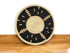 Raffia Wall Decor Basket - Natural Fiber Wall Hanging