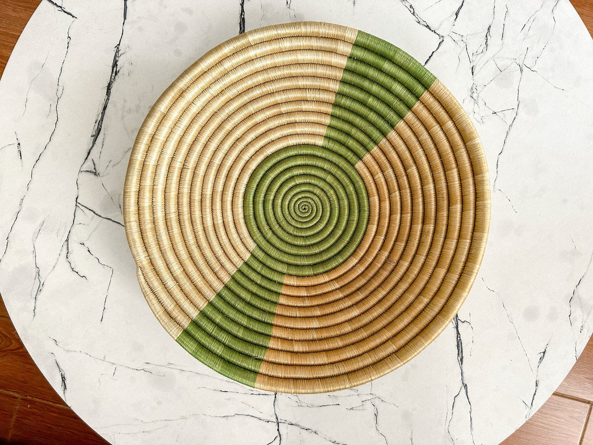 Woven Sisal Bowl - African Wall Basket