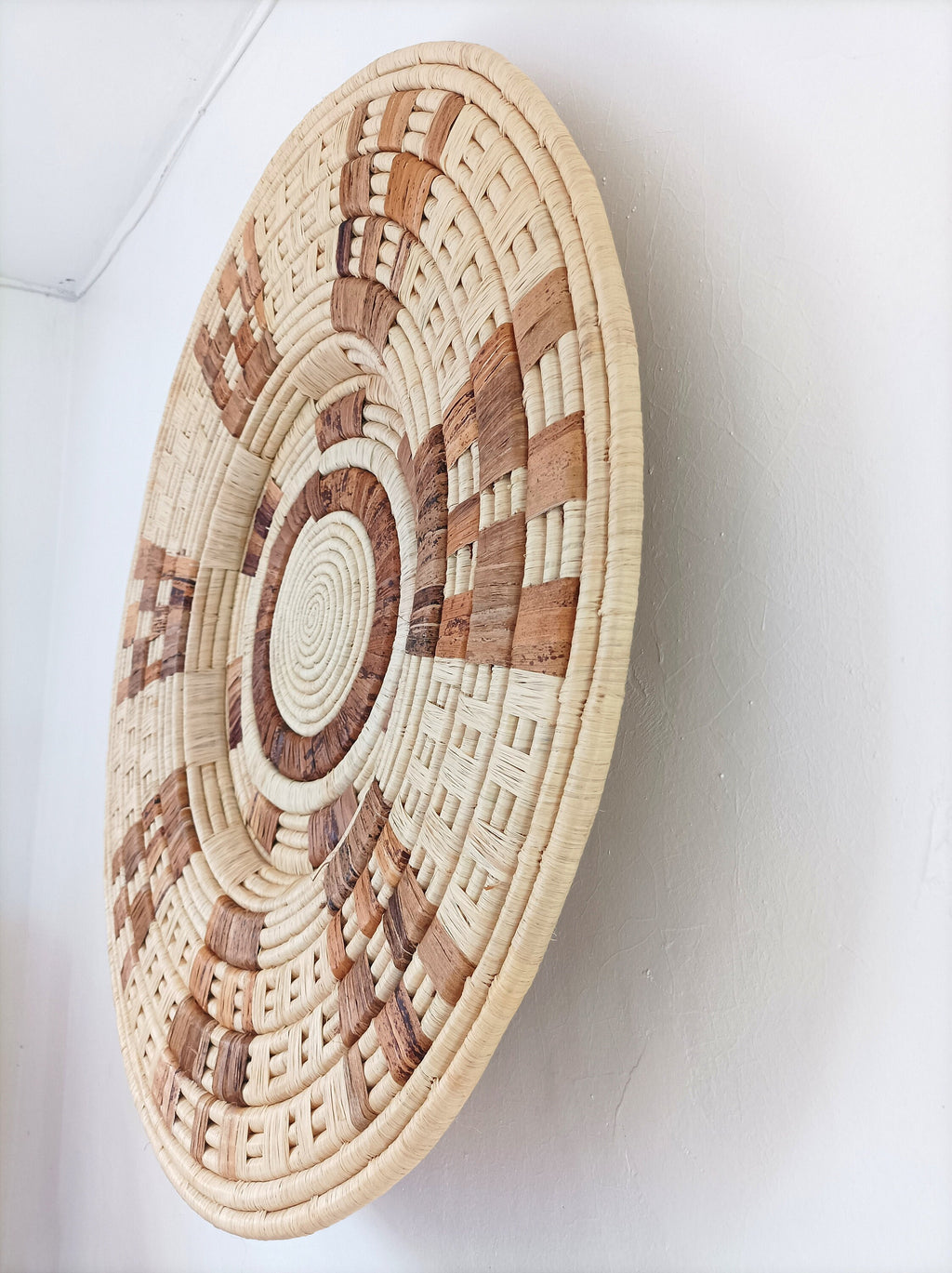 Large Wall Basket - Raffia Wall Hanging available in size 26 inch and 32 inch