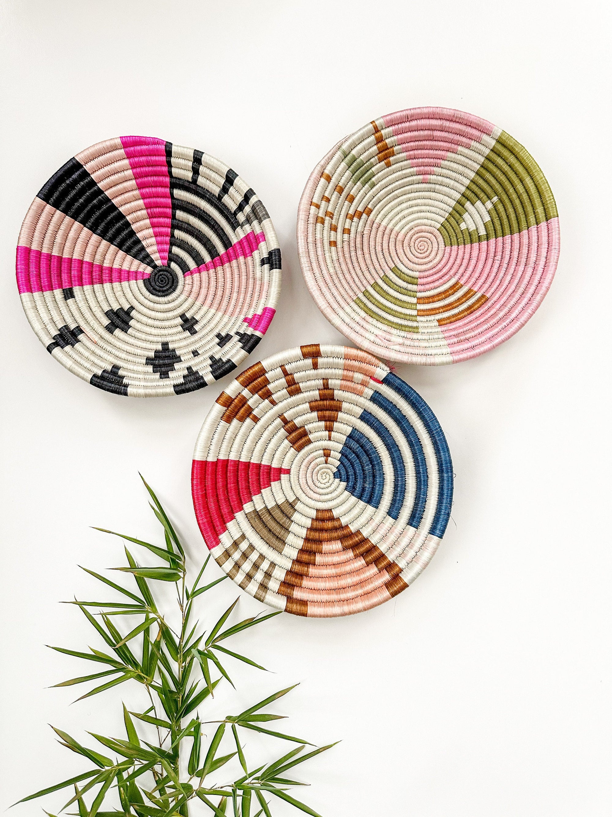 Handwoven Sisal Baskets Set of 3