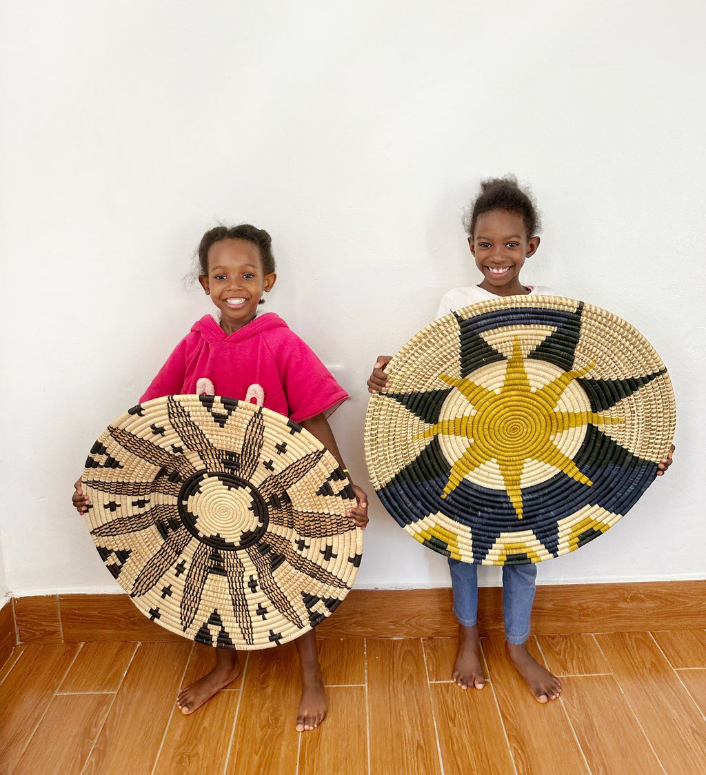 Large African Wall Hanging - Basket Wall Art