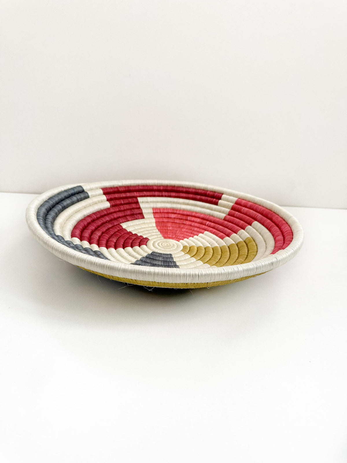 Colorful Woven Basket- African Decor