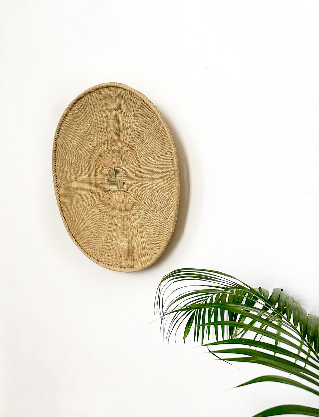 Natural Wall Basket Size 22 Inch , Neutral wall decor