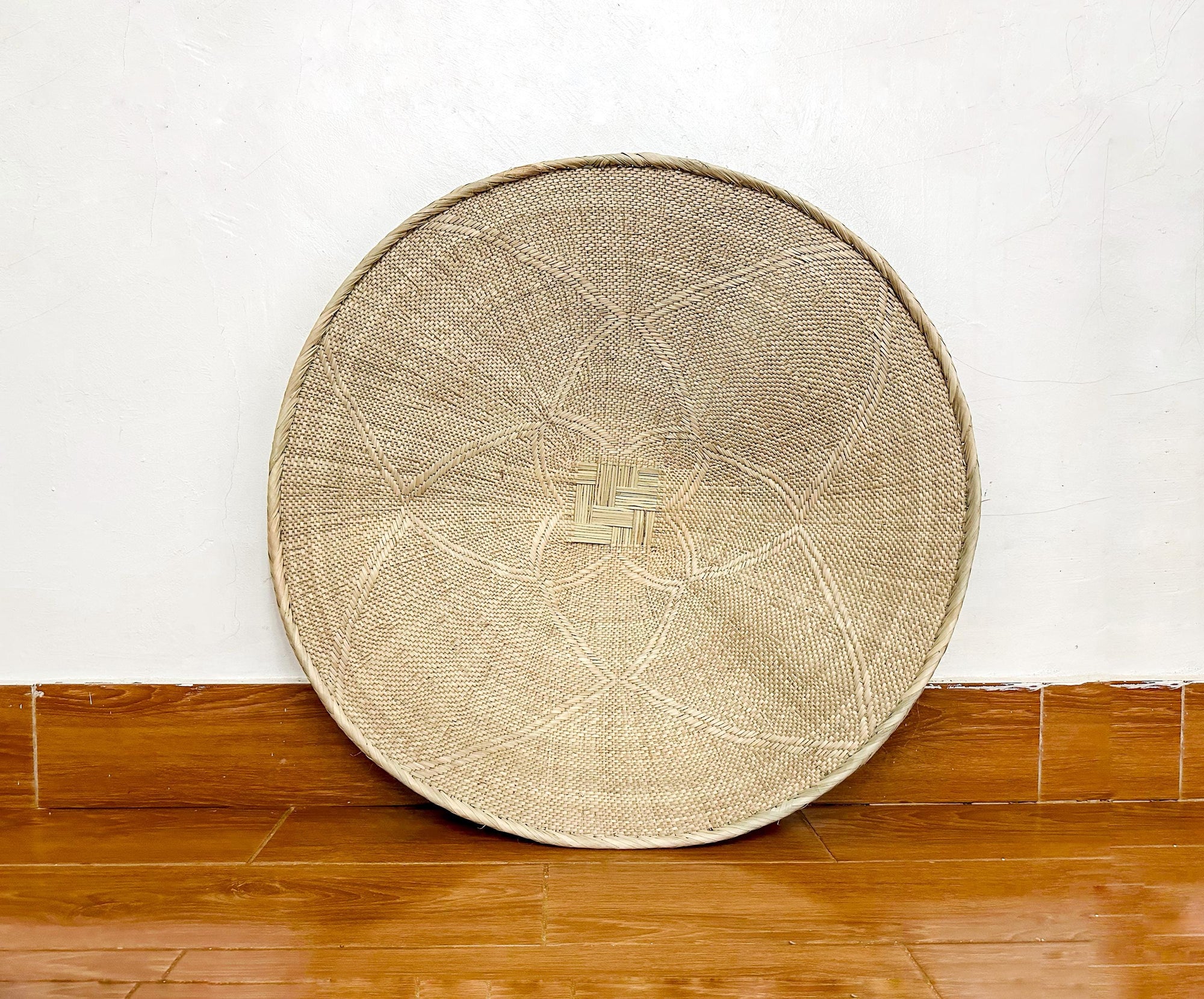 30'' Binga Wall Basket: Natural Woven Wall Decor, Housewarming Gift