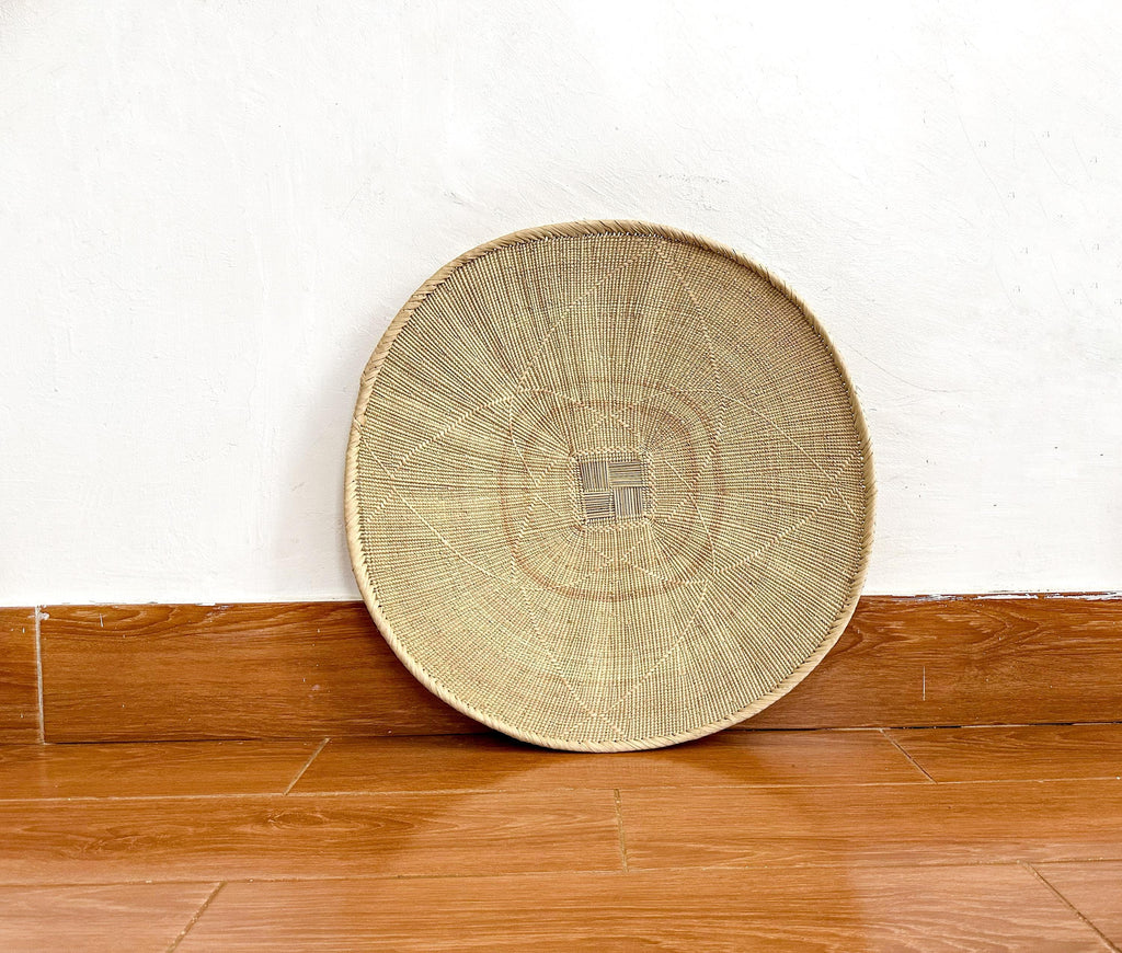 Natural Wall Basket Size 22 Inch , Neutral wall decor