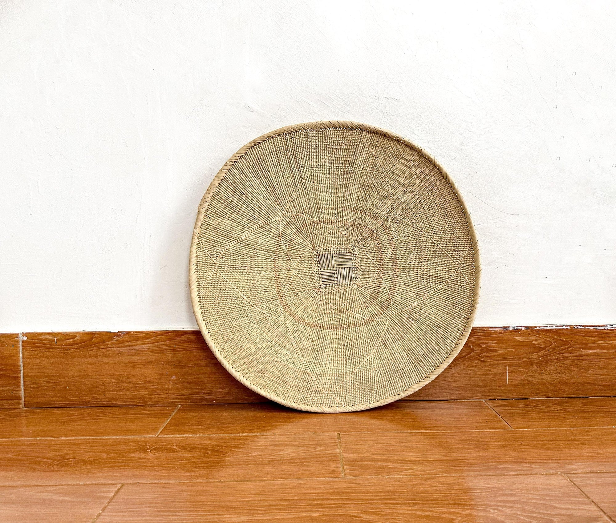 Natural Wall Basket Size 22 Inch , Neutral wall decor