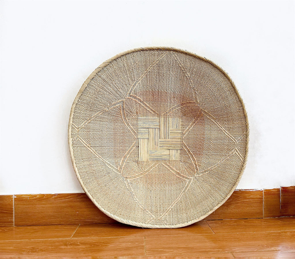 Large Natural Wall Basket - 32 inch Binga Basket, Boho Home Decor