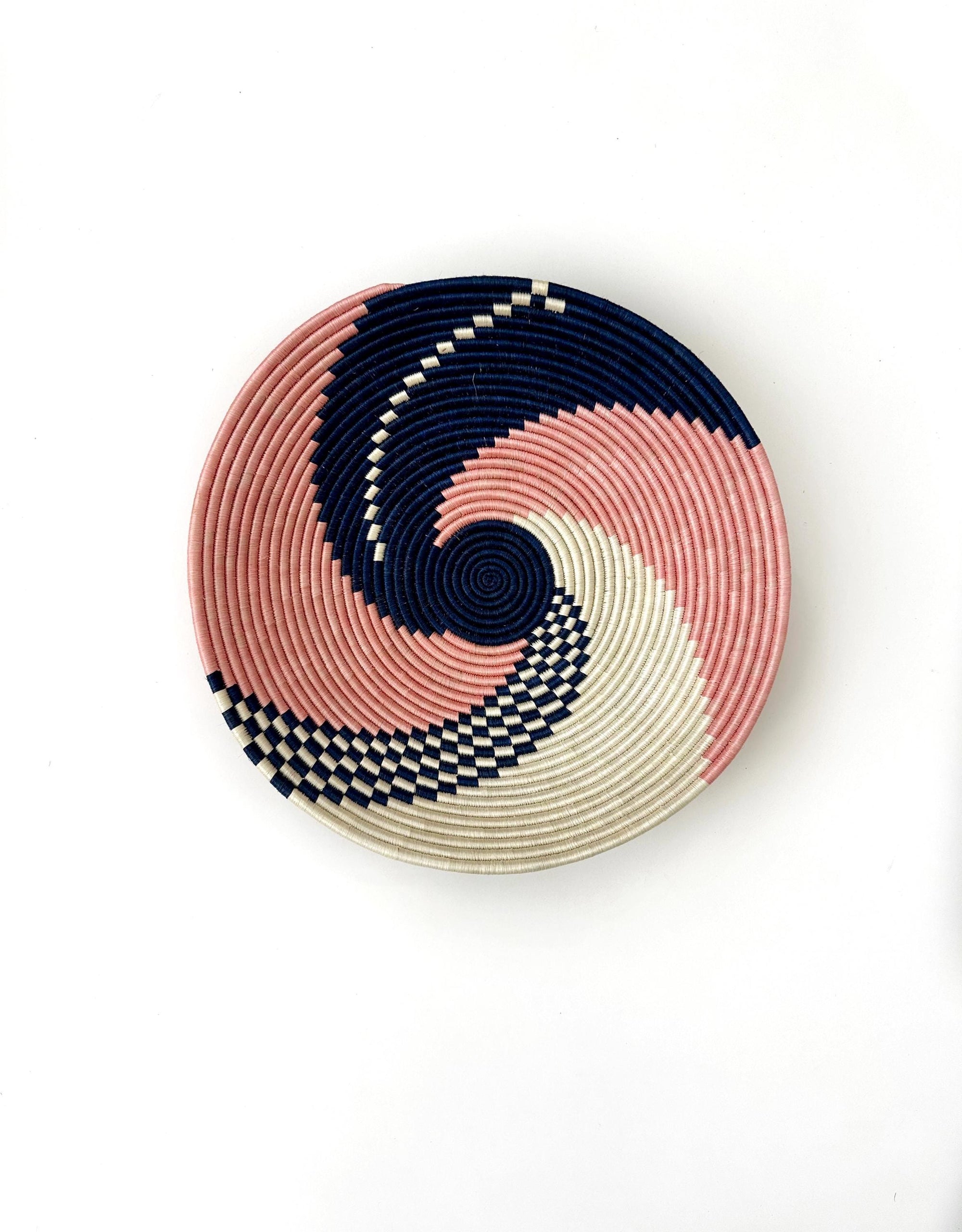 Large 16 inch Colorful Wall Basket - Boho Wall Decor