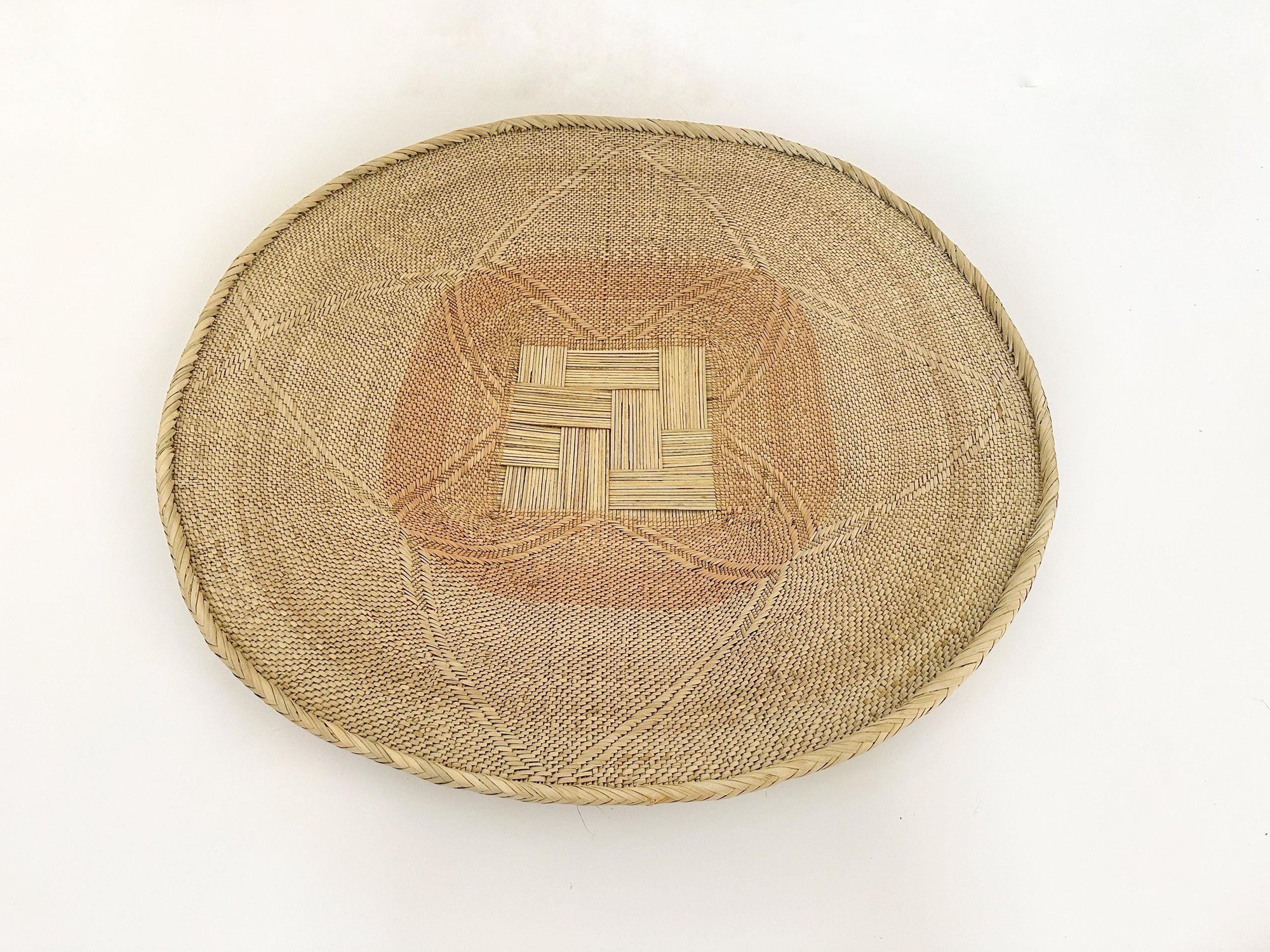 Large Natural Wall Basket - 32 inch Binga Basket, Boho Home Decor