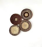 Basket Wall Hanging Set of 4 - Boho Wall Art