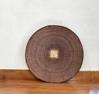 Extra Large Wall Basket Decor - 32 Inch African Basket, Rust tones, Natural Fibers